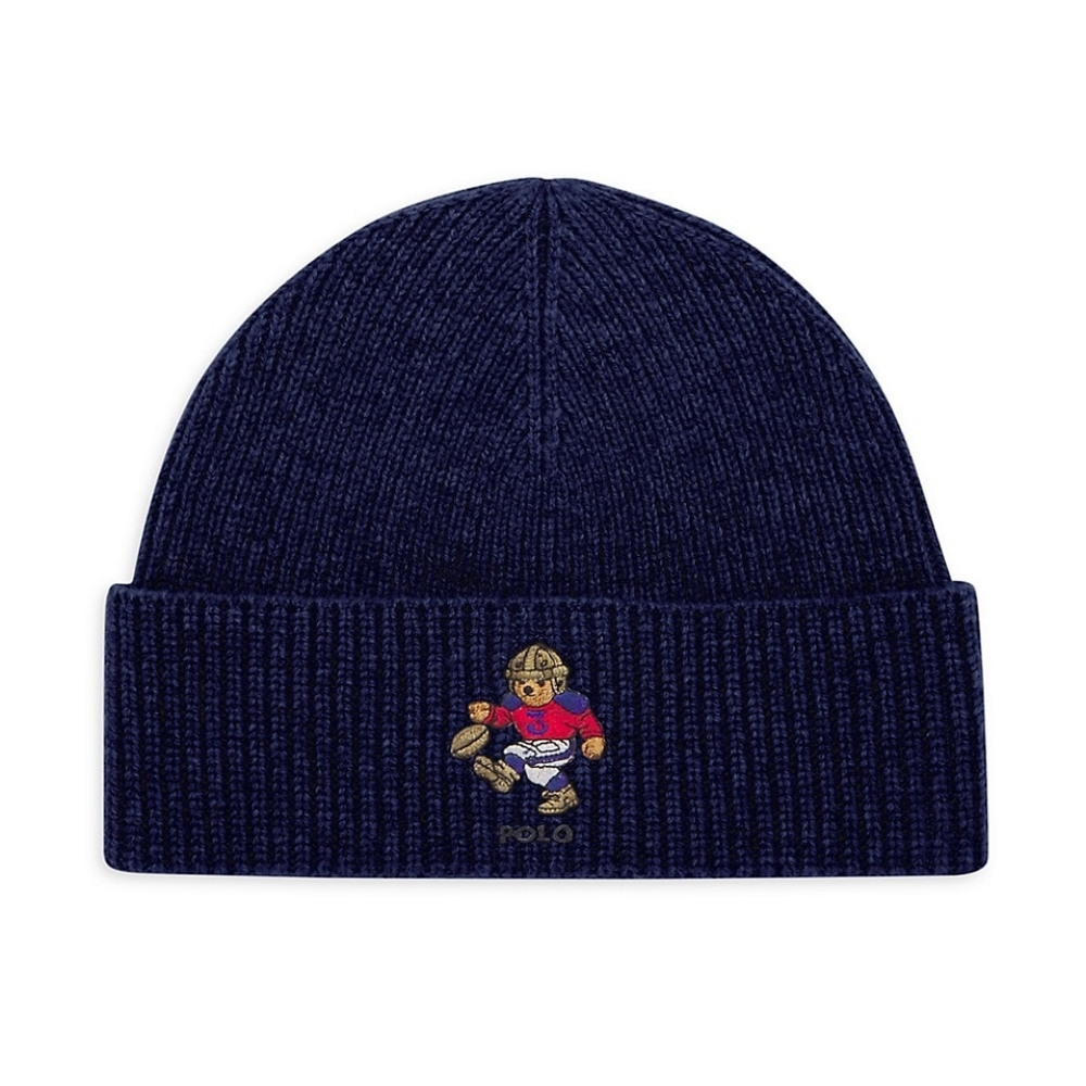 Polo Bear Super Bowl Wool Beanie